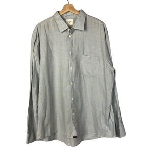 Billy Reid Light Blue Long Sleeve Button Down XXL